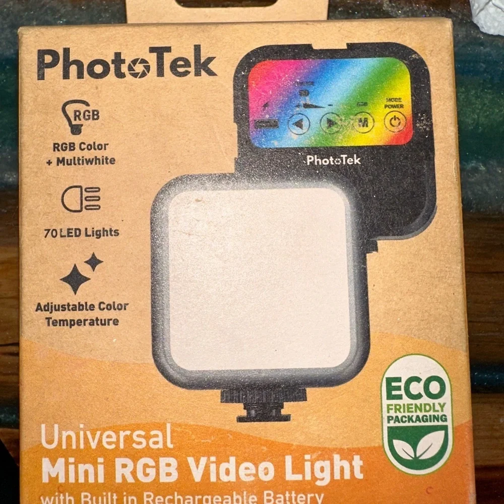 Universal Mini RGB Video Light - Black